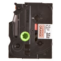 Märkband TZeB31 12 mm svart/orange neon