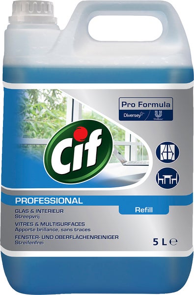 Glasputsmedel Cif Professional Glas & Universal 5 liter