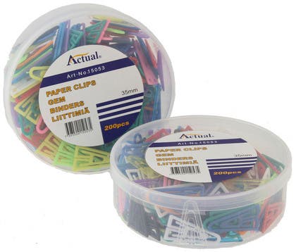 Plastgem sorterade färger