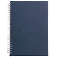 Anteckningsbok Office Depot A4 spiral blå