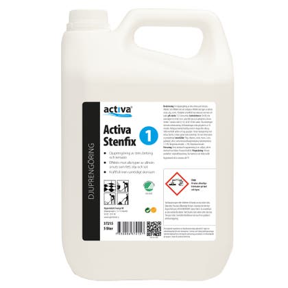 Djuprengöring Activa Stenfix 1 Oparfymerad 5 liter