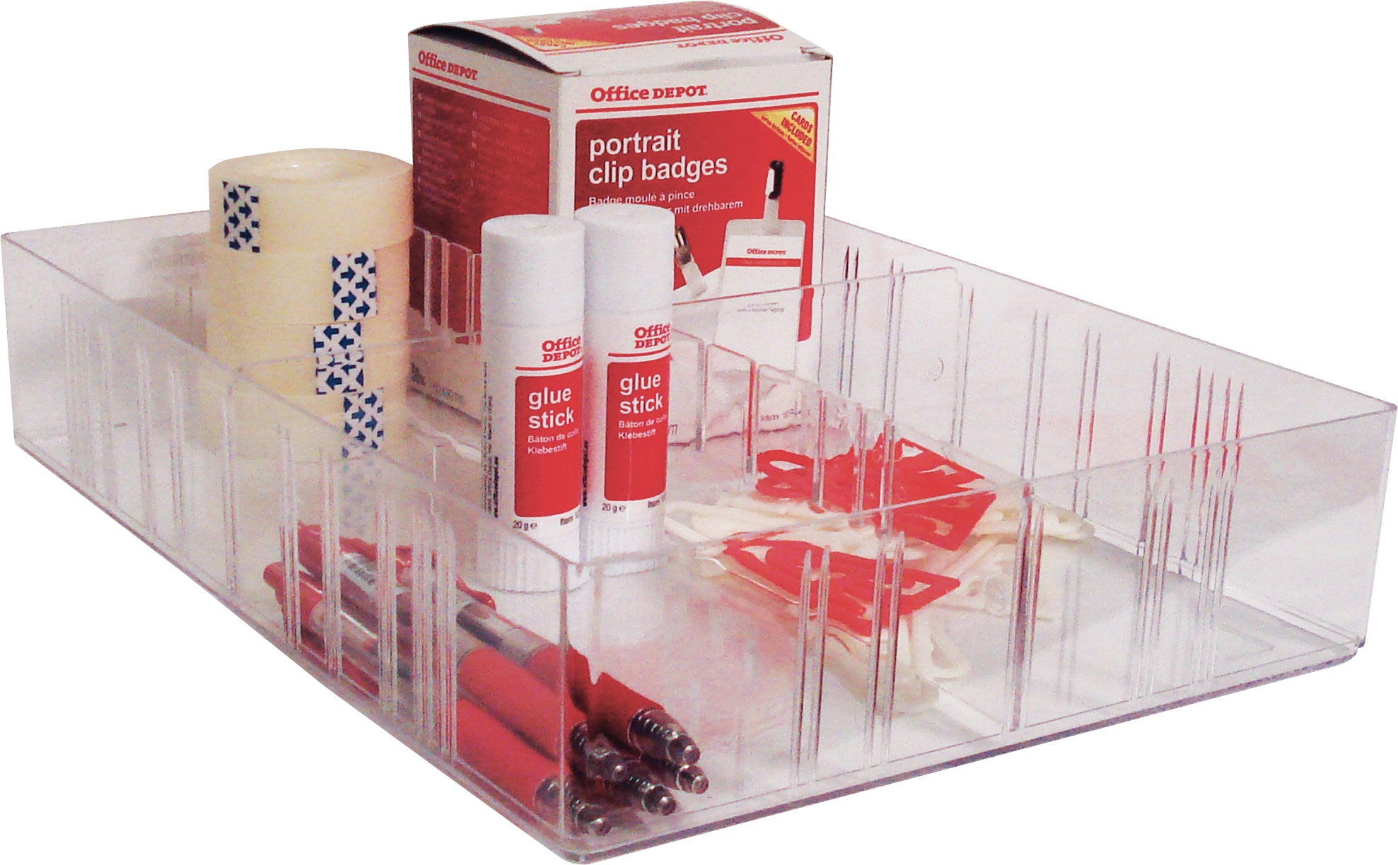 Förvaringslåda / -fack A4 transparent