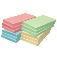 Notisblock Recycled 75x125 mm pastell 12-pack