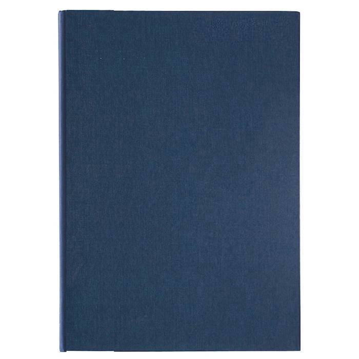Anteckningsbok Office Depot inbunden linjerad blå