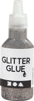 Glitterlim 25 ml silver