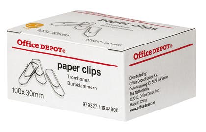 Metallgem Office Depot 30mm 100/fp