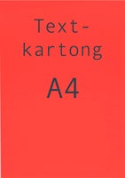 Kartong A4 flour röd 25 st/fp