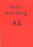 Kartong A4 flour röd 25 st/fp