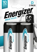 Energizer Batteri Max Plus Alkaliskt D 2-pack