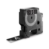 Märkband Dymo D1 vit/svart 19 mm