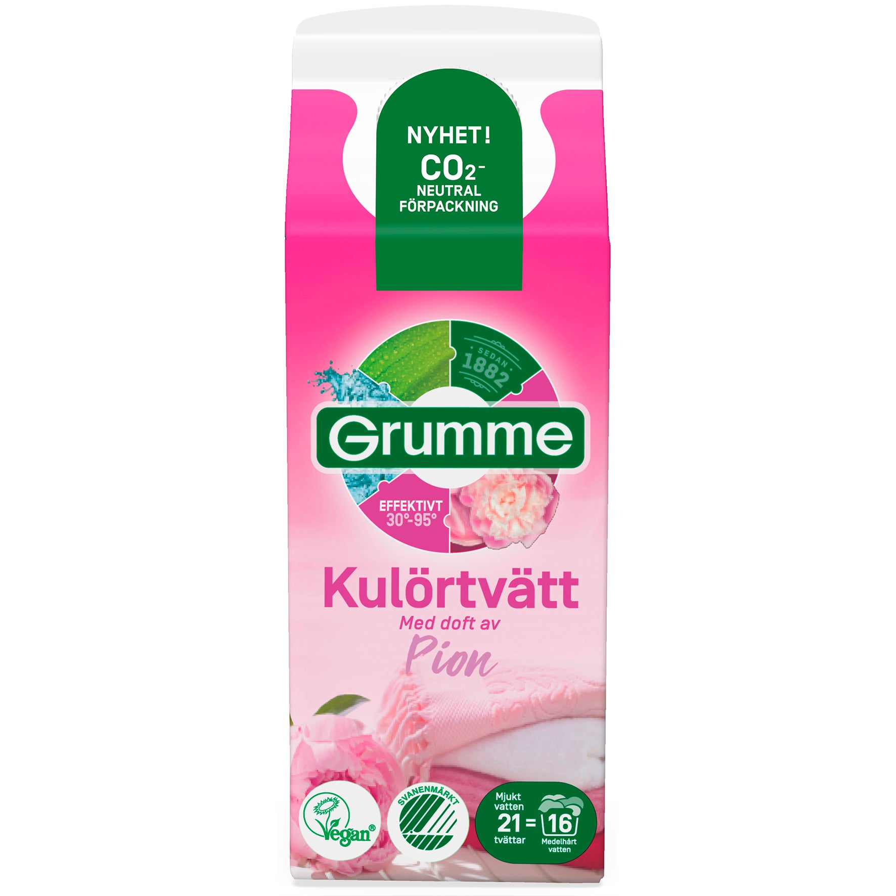 Tvättmedel kulör pion 750 ml