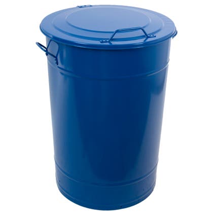 Avfallstunna med lock Greger 160 liter blå