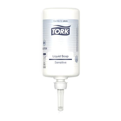 Tvål Tork Sensitive Flytande S1 1 Liter