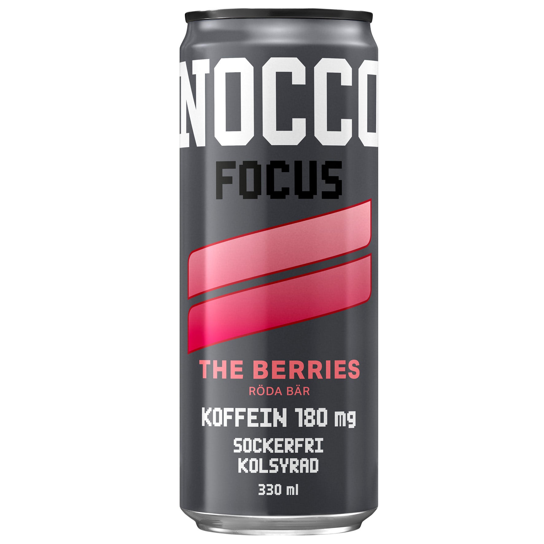 Energidryck Nocco Focus The Berries 33 cl inkl pant