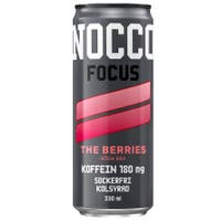 Energidryck Nocco Focus The Berries 33 cl inkl pant