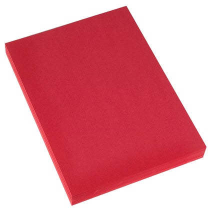 Kartong 225g 45x64cm röd 10/fp