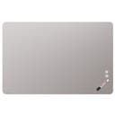 Glastavla matt rundade hörn 100x150 cm warm grey