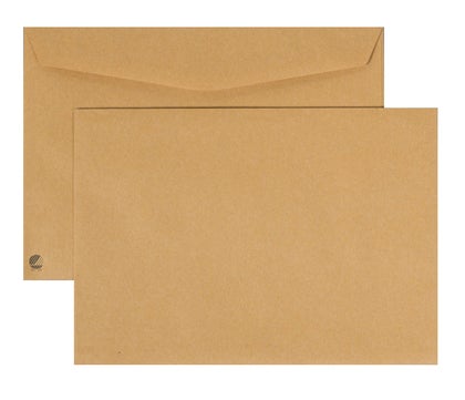 Kuvert fukthäftande bruna