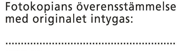 K-Stämpel med standardtexter