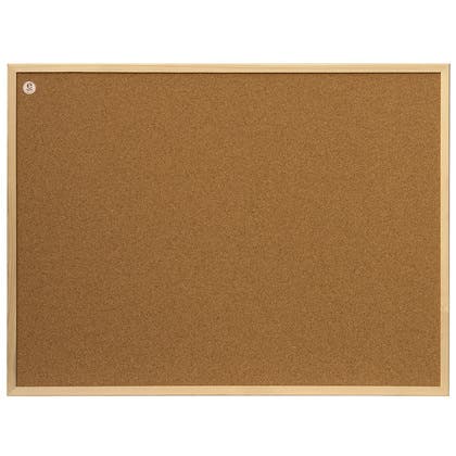 Anslagstavla trä/kork 120x90cm