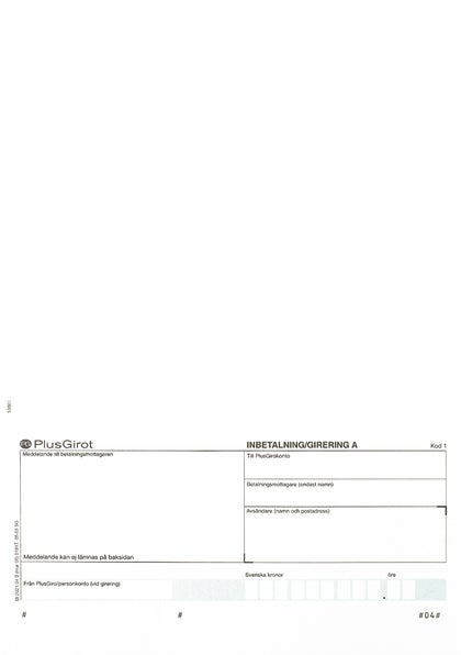 Laserark 801 otryckt+4"PG 250/kt