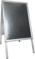 Gatuställ Alu-line 50 x 70 cm aluminium