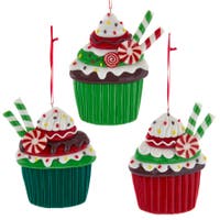 Temadekoration Cupcake Osorterade färger