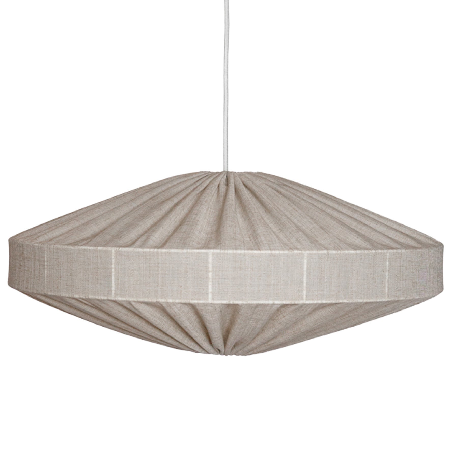 Taklampskärm Alba D58 s/v Linero natural 