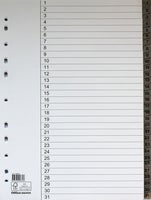 Register flikförstärkt A4 1-31