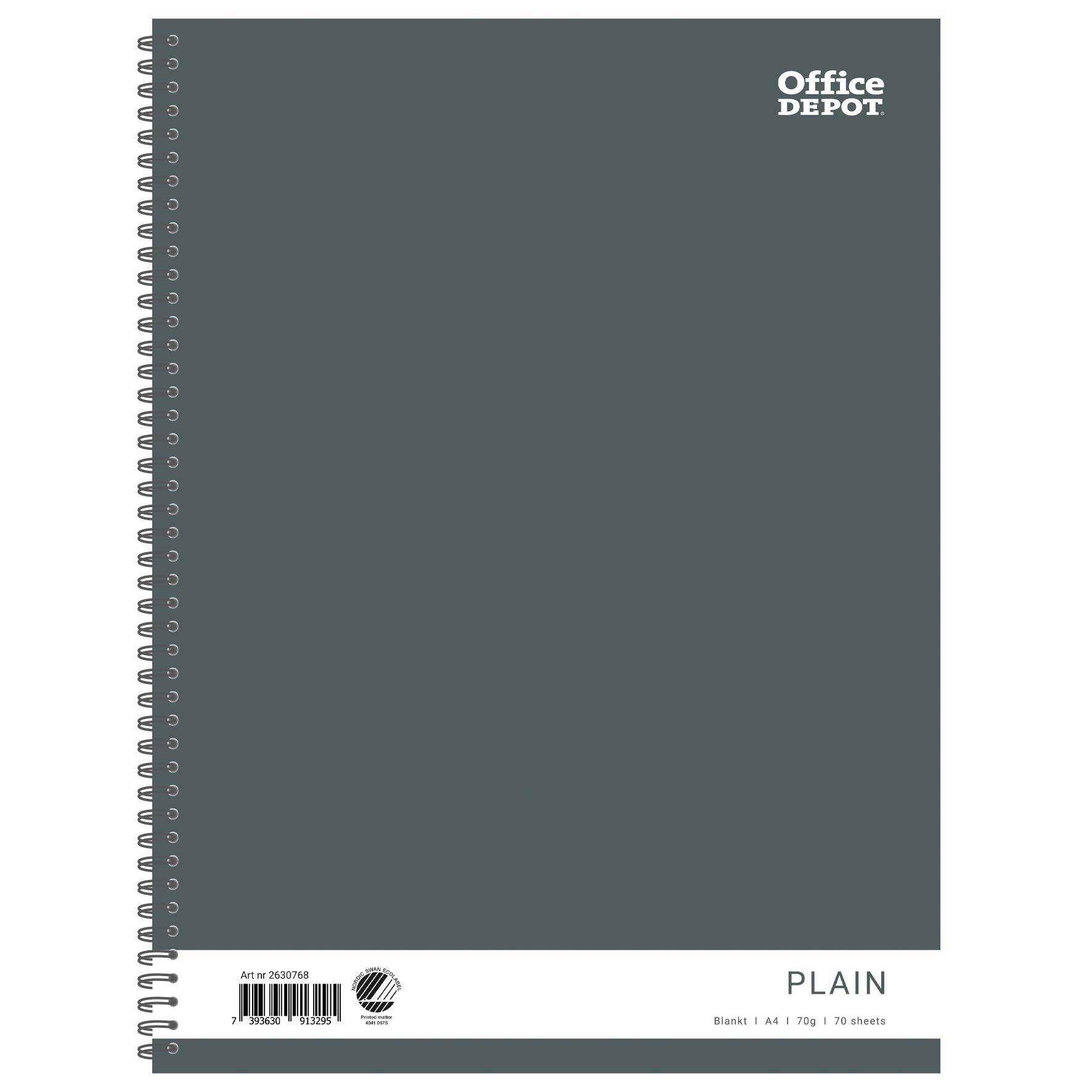 Kollegieblock Office Depot 70g 70blad olinjerat