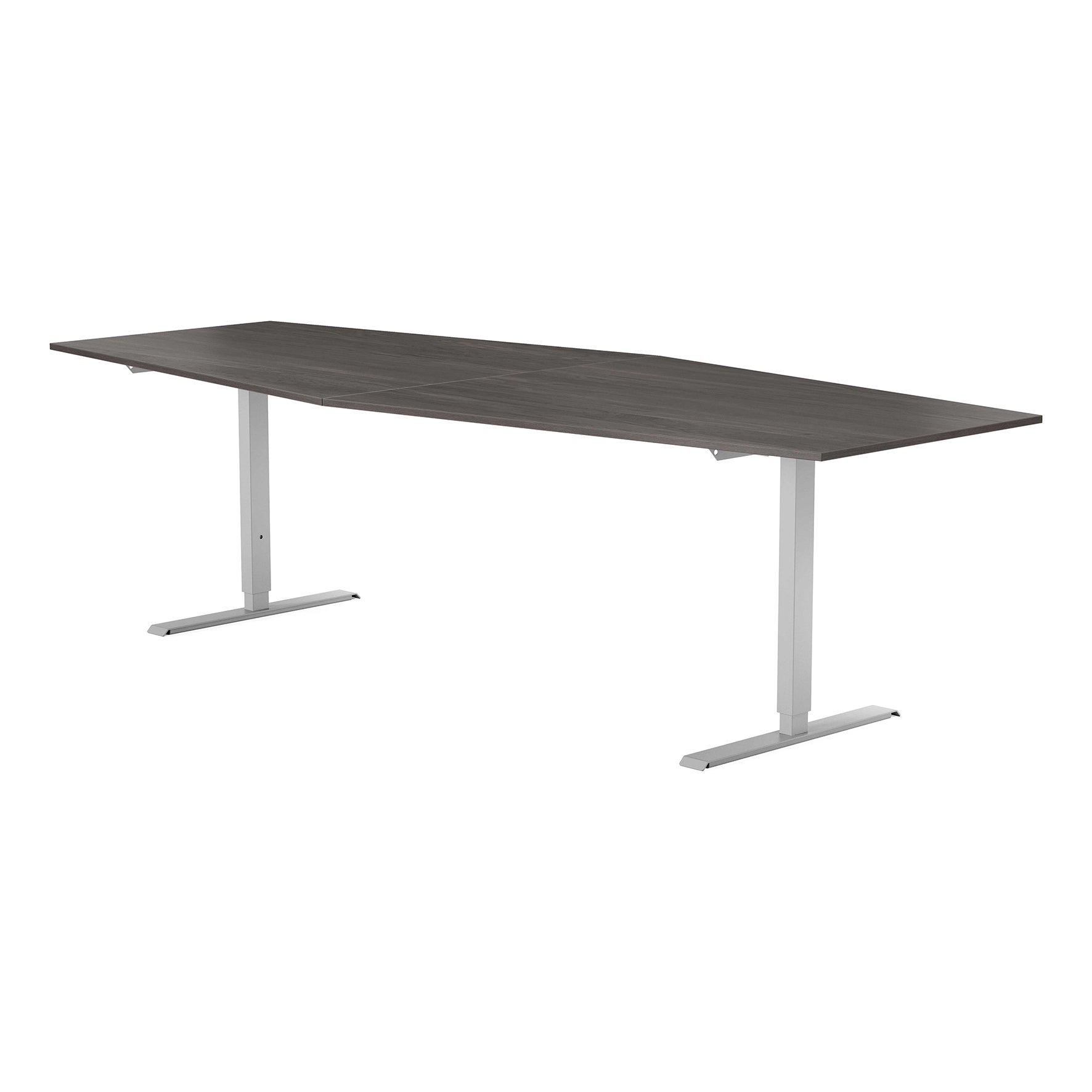 Konferensbord 2800x1200x800 mm Silver underrede