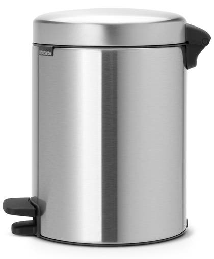 Papperskorg - Pedalhink Silent Brabantia NI matt stål 5 Liter