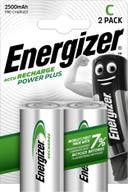 Batteri Laddbar Energizer C 2 st/fp