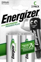 Batteri Laddbar Energizer C 2 st/fp