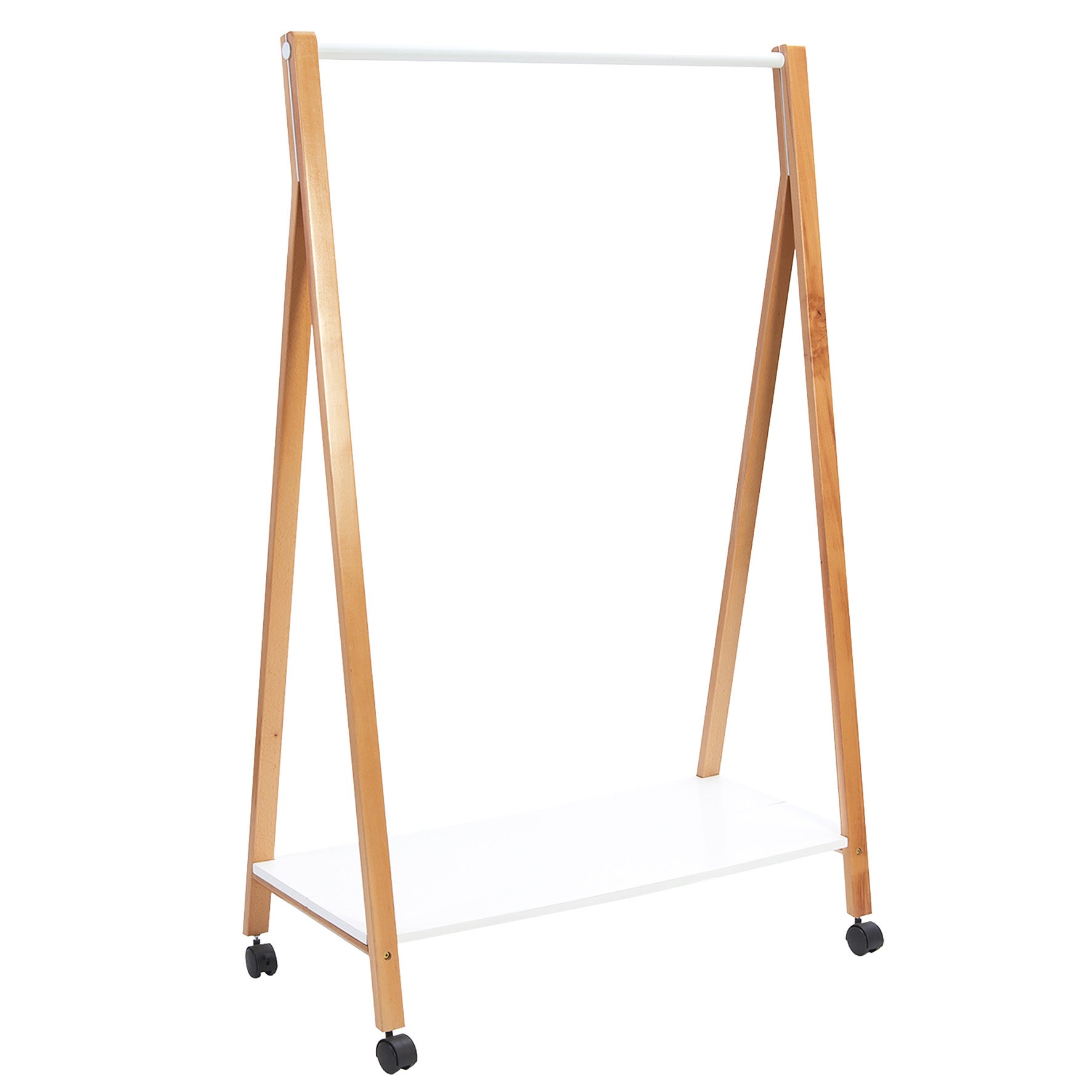 Klädställning Sleek A-form bokträ