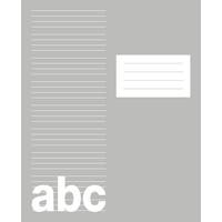 Skrivhäfte 17x21cm linjerat 5+5+5+7mm