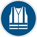 Varseldekal "Använd varselkläder"