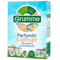 Kulörtvättmedel parfymfritt 1,12 kg Grumme