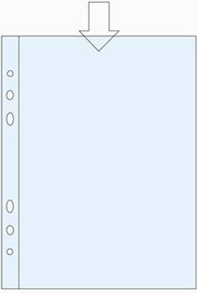 Plastficka A5 PP 0,09 präglad 10/fp