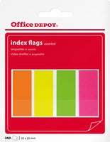 Märkflikar papper 50x20mm 200/fp