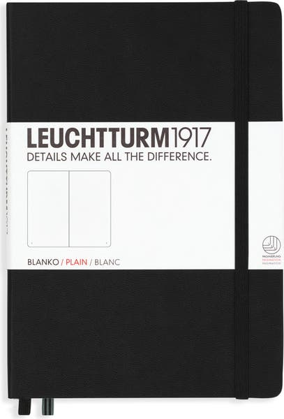 Anteckningsbok A5 blank Black