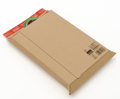 Wellkuvert 290x400x50 mm Brun