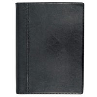 Blockomslag A5 konstläder svart