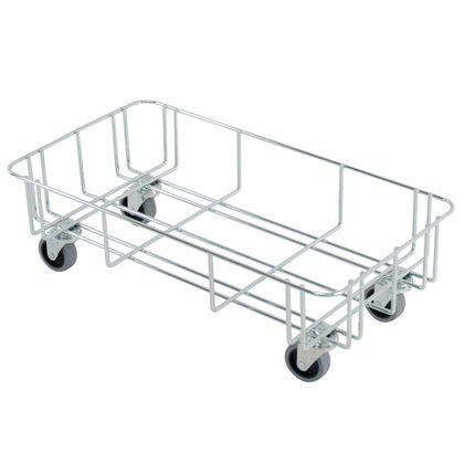 Trådvagn för sopkärl 60 liter zink