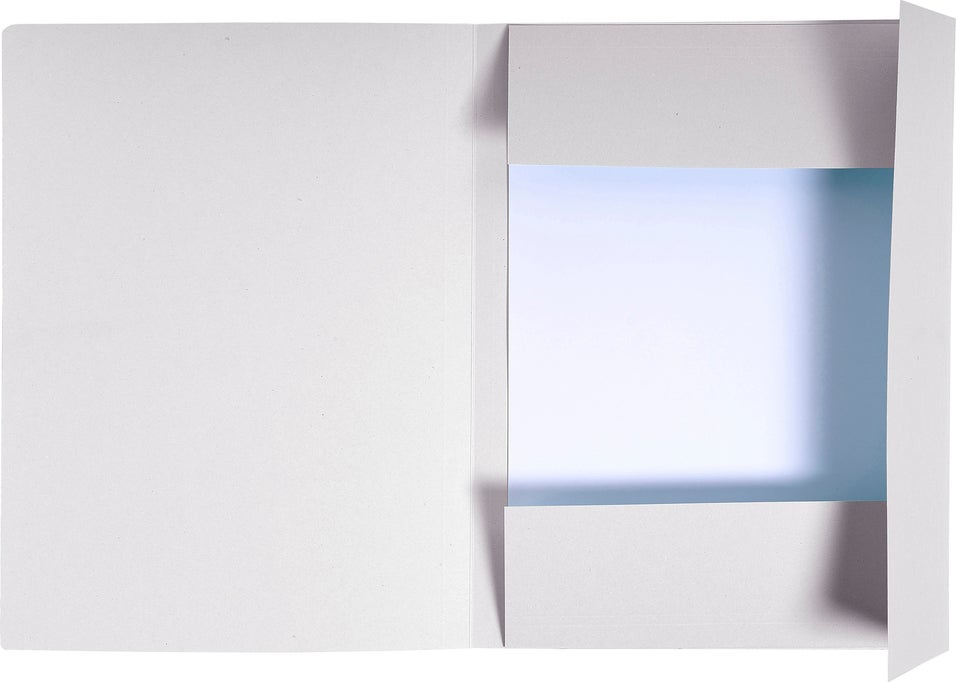 Kartong-/Pappmapp A4 3-klaff