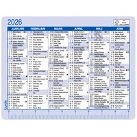 Kalender 2026 Kalenderkort