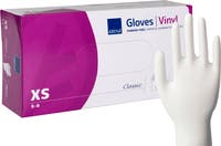 Handske Vinyl XS puderfri 100 st/fp