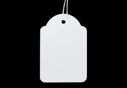 Hängetikett 28x43 mm 500/fp