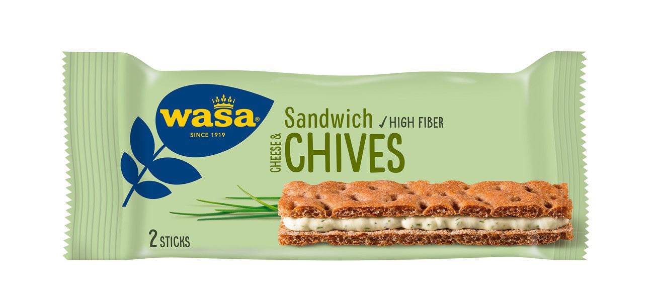 Knäckebröd Wasa Sandwich Cheese & Chives 37 g