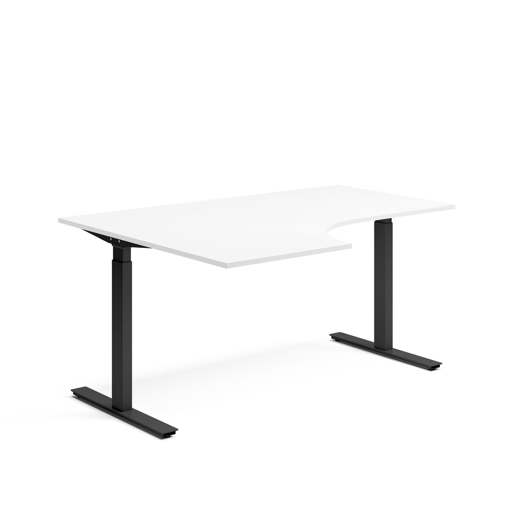 Skrivbord el Ergofunk Smart 800x1600x1200x600 mm vänstersvängt